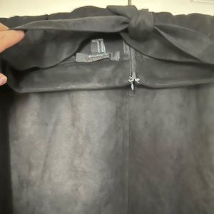 Forever21 Suede belt tie skirt